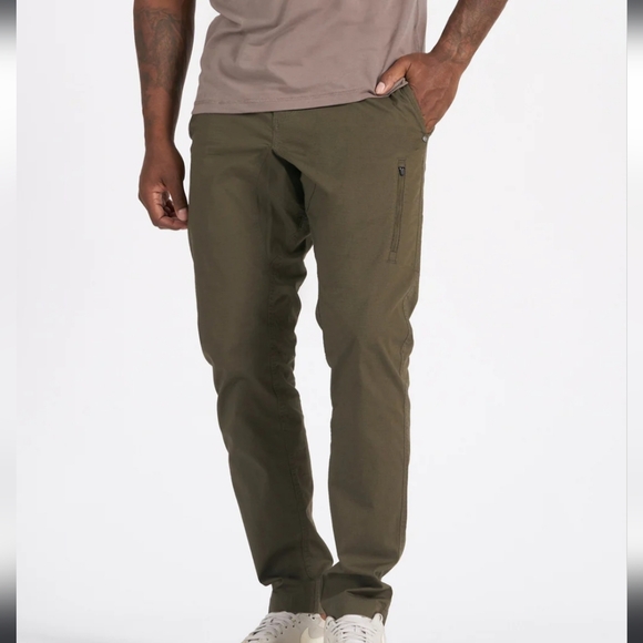 Men's Vuori RipStop Pant Olive Small - Picture 1 of 5